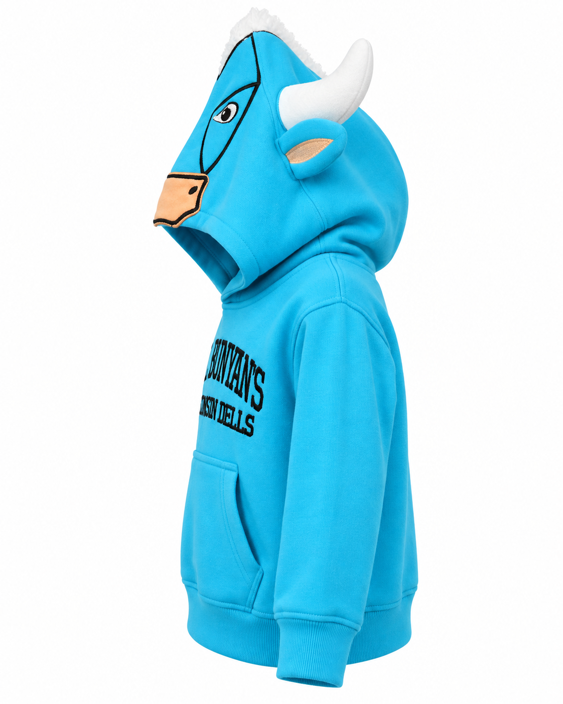 Paul Bunyan’s Babe the Blue Ox Kids Hoodie