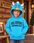 Paul Bunyan’s Babe the Blue Ox Kids Hoodie