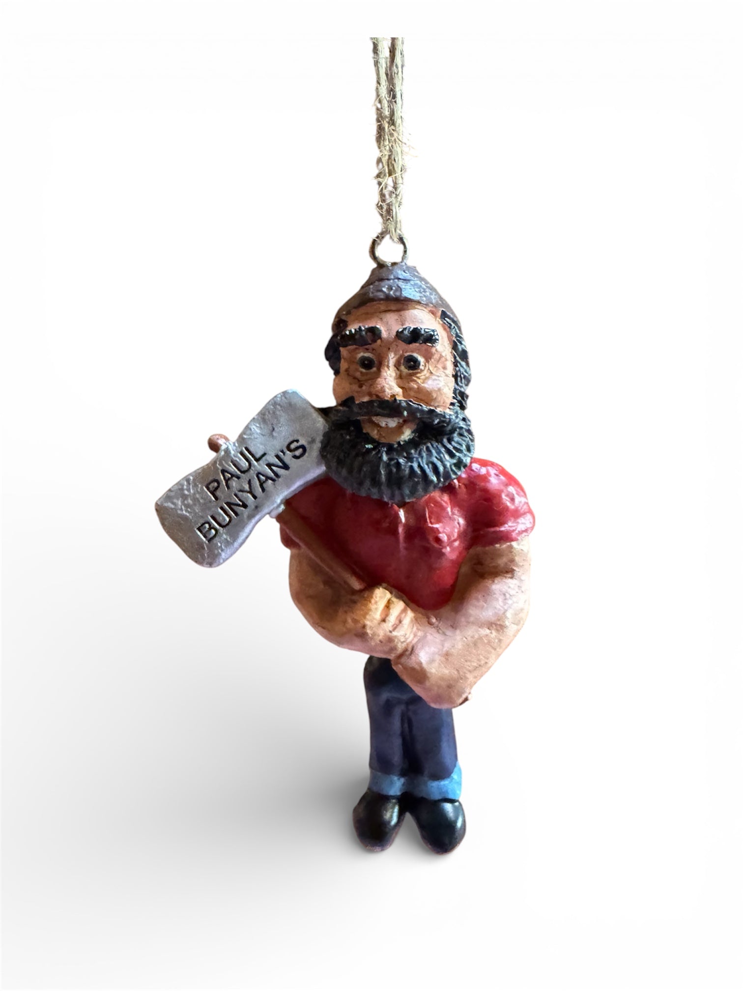 Paul Bunyans Hand made Christmas Ornament