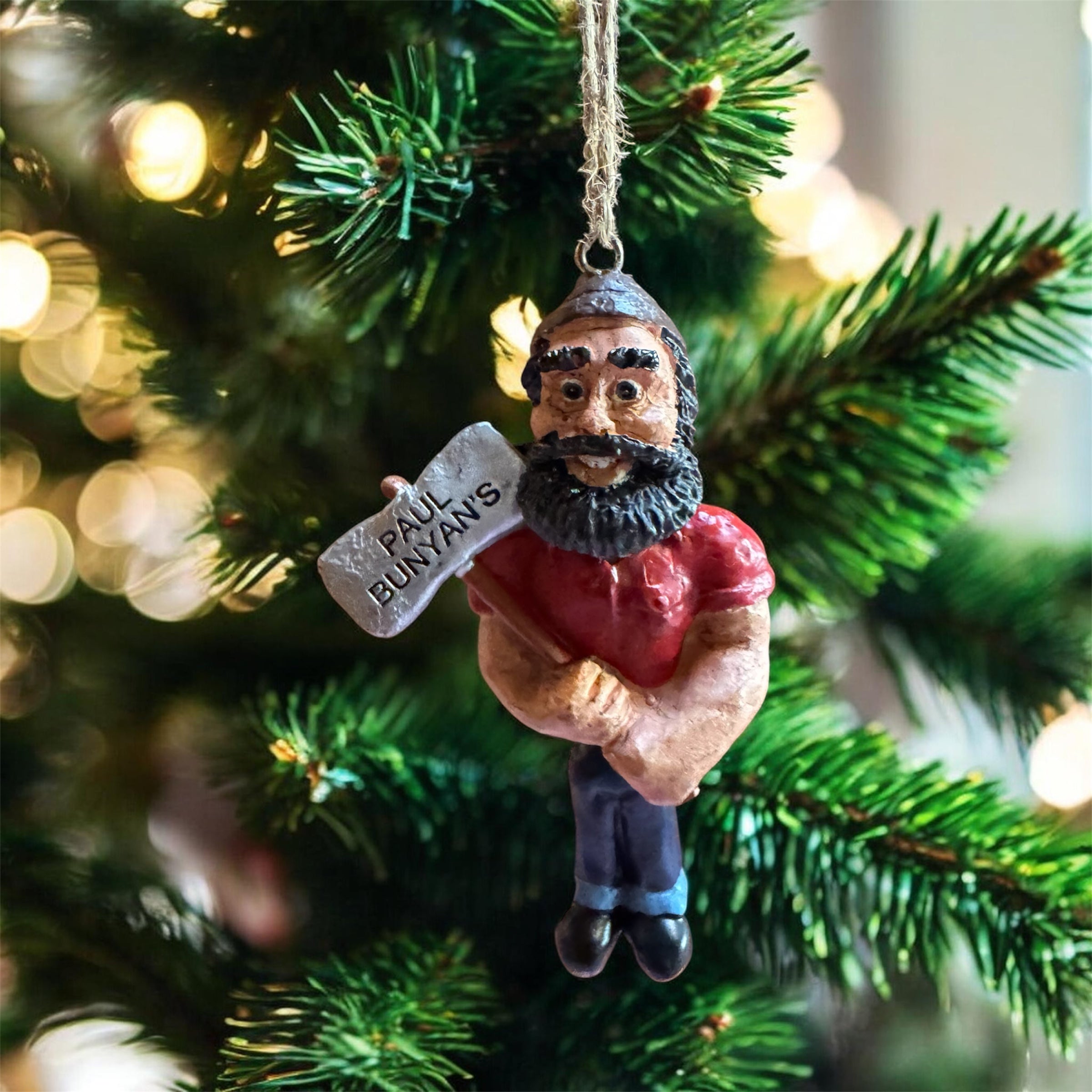 Paul Bunyans Hand made Christmas Ornament